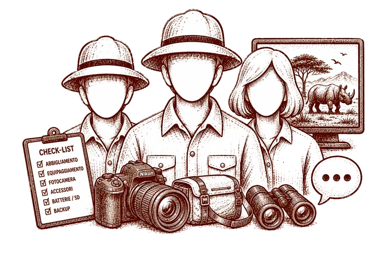 Icona piccoli gruppi per safari fotografico in Tanzania