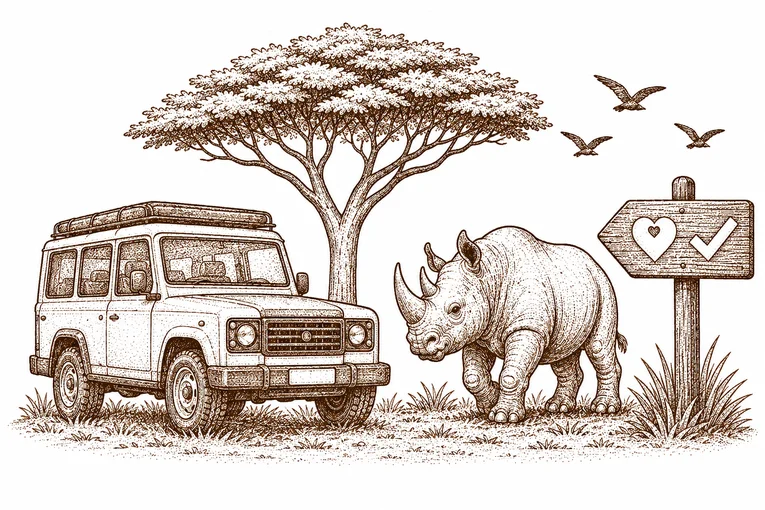 safari etico e responsabile con fauna selvatica in Tanzania