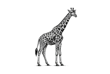 Giraffe during a photographic safari in Tanzania