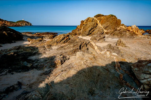 Winter on the beach in southern Sardinia calm and relaxing with no crowd