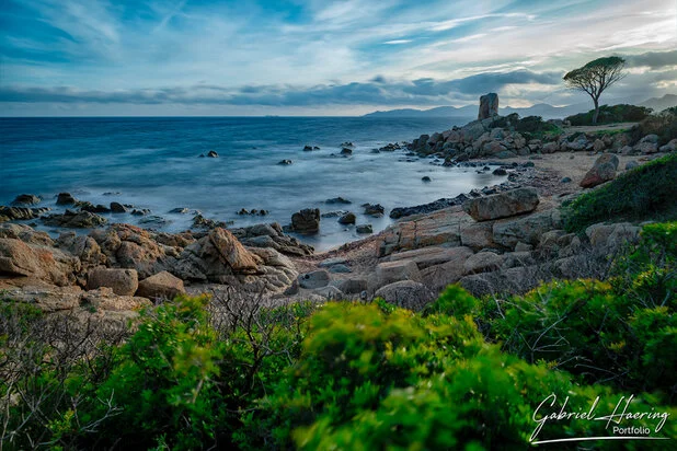Winter on the beach in southern Sardinia calm and relaxing with no crowd
