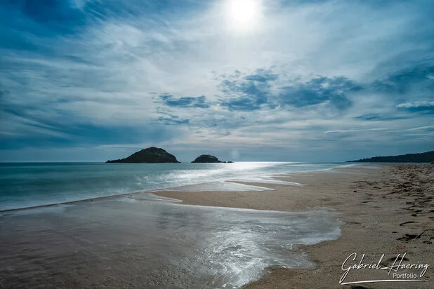 Winter on the beach in southern Sardinia calm and relaxing with no crowd