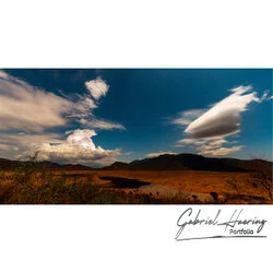 Night landscape of  Mkomazi National Park, Tanzania, photographed during a guided photographic safari.