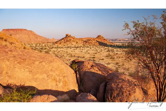 Photographic portfolio of Damaraland landscapes