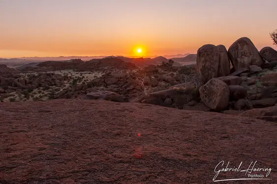 Photographic portfolio of Damaraland landscapes