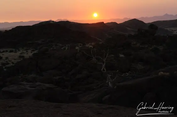 Photographic portfolio of Damaraland landscapes