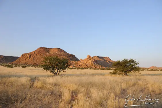 Photographic portfolio of Damaraland landscapes