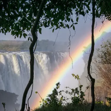 Victoria Falls rainbow picture by Gabriel Haering